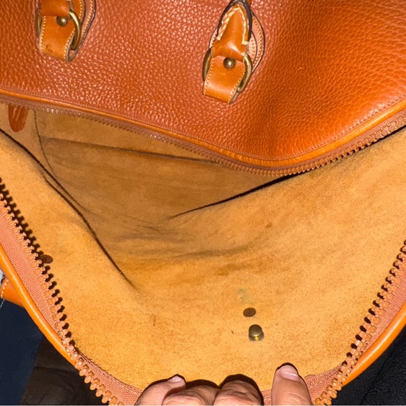 Dooney & Bourke Tan Leather Travel Bag - Picture 6 of 8